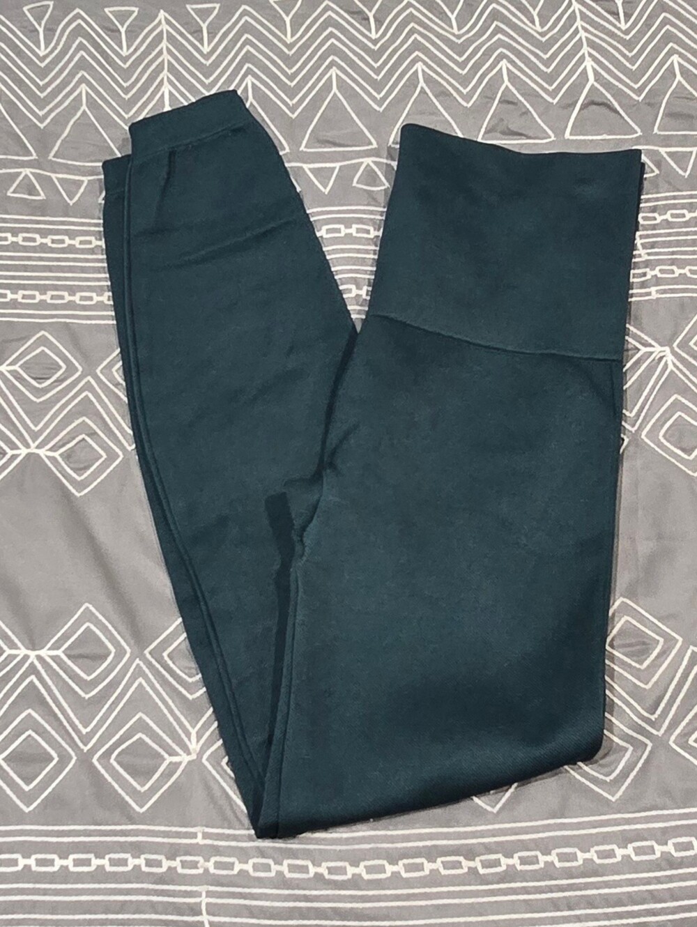SPANX High Waisted Textured 7/8 Leggings Size Large